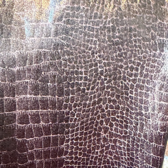 SPANX Chocolate Snakeskin Leggings- medium - Picture 3 of 4